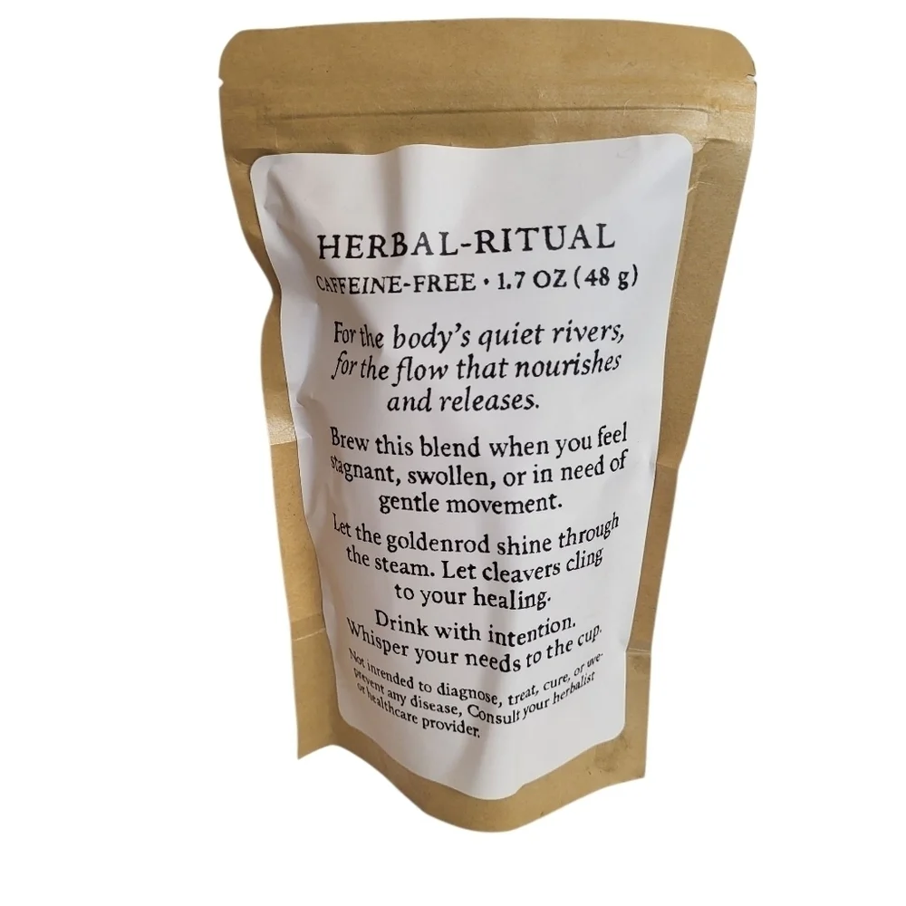 Urinary Support Herbal Tea Caffeine-Free Herbal Blend Cornsilk, Cleavers